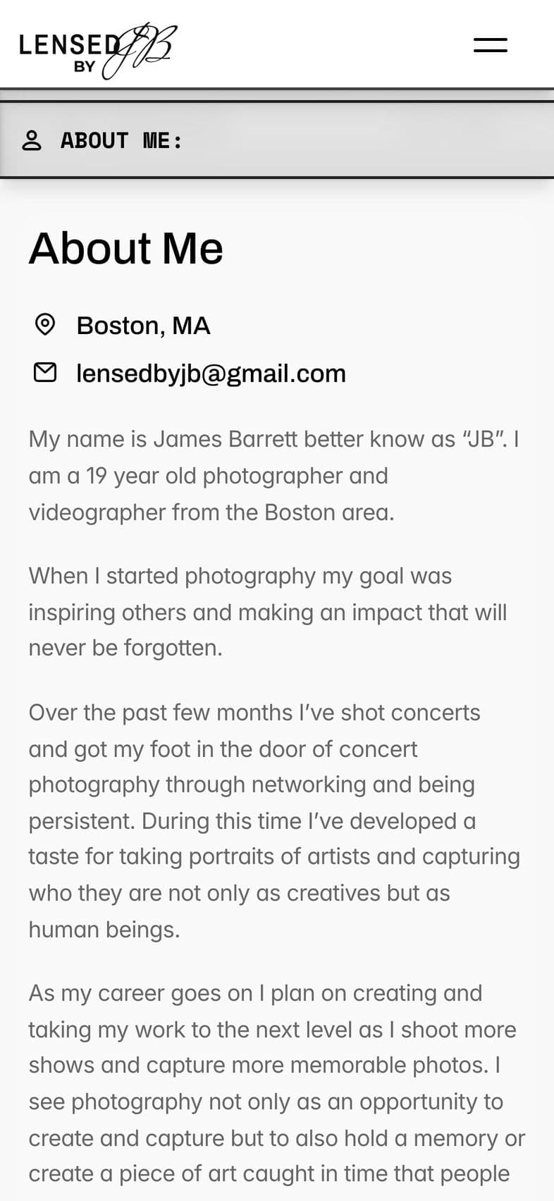 LensedByJB: About, on a phone