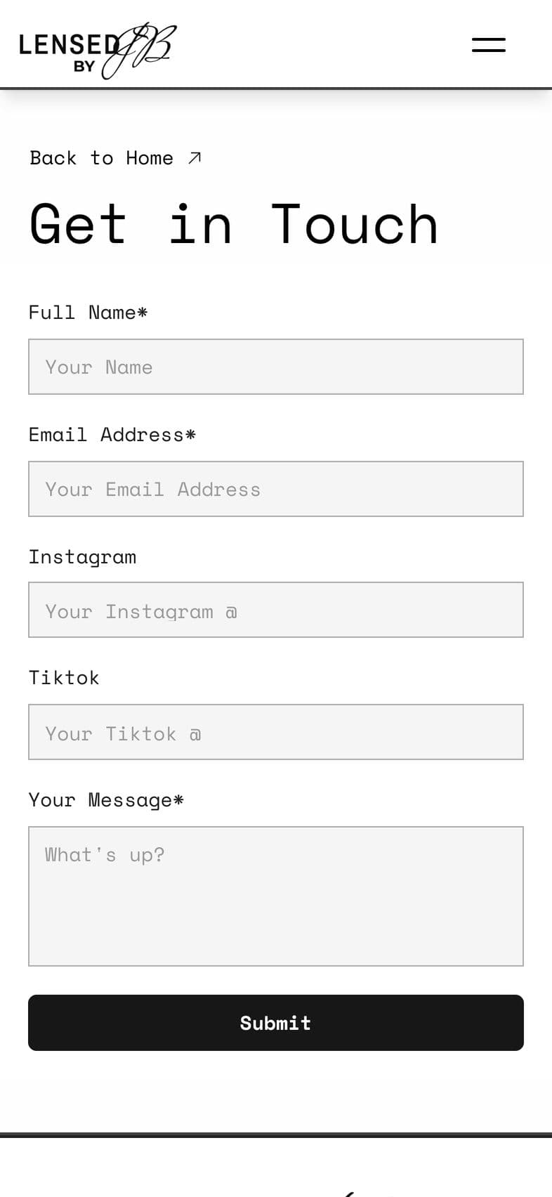 LensedByJB: Contact, on a phone