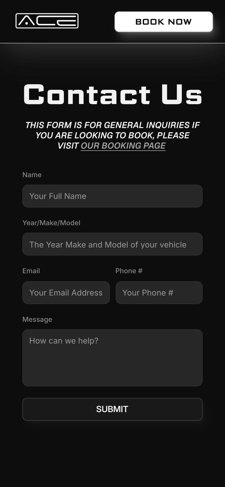 Project Ace: Contact, on a phone