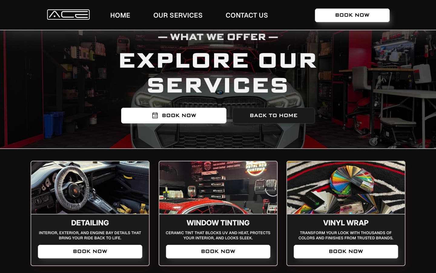 Project Ace: Services, on a laptop
